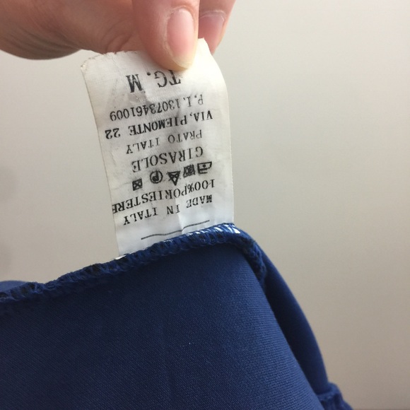 M Milano Blue Black Mesh Shift Mini Dress - Picture 6 of 8